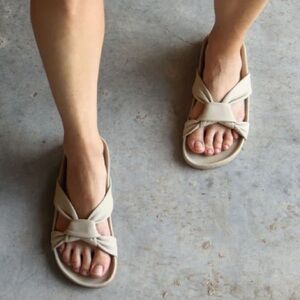 Huma Blanco Cassie Sandals, gray/beige, size 39 (8/8.5)